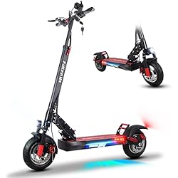 Patines Para Gordos TiMeirea Patinete Electrico Adultos Patinete Scooter Electrico Carga 150kg, Batería 48V 10AH Patin Eletricos, Neumáticos de 10 Pulgadas, M4 Patinete Eléctrico