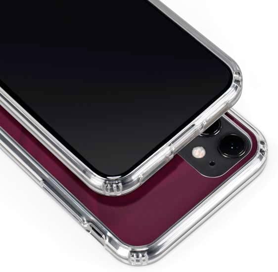Skinit Clear Phone Case Compatible with iPhone 11 - Officially Licensed NFL Washington Commanders Flag Design