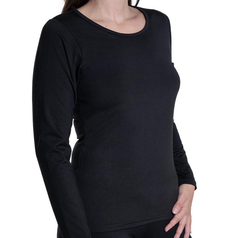 T-shirt thermique anti-froid femme compression et protection antibactérienne