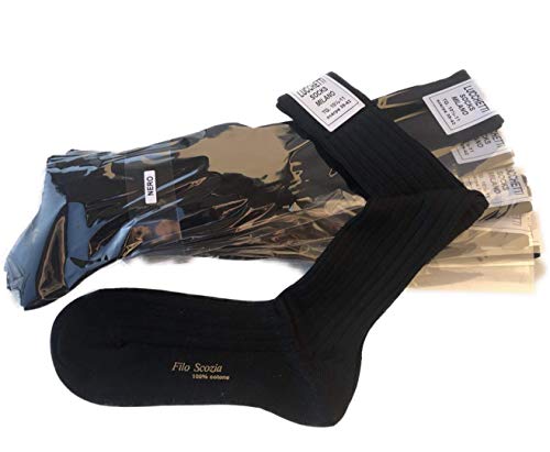 Lucchetti Socks Milano 6 PAIA Calze da Uomo Lunghe...