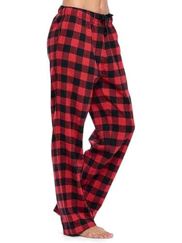 Image of Ashford & Brooks Women's Super Soft Flannel Plaid Pajama Sleep Pants