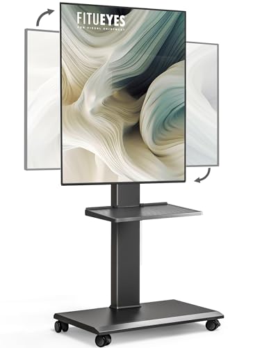 Soporte móvil para TV de 32 a 75 pulgadas con ruedas y estante miniatura 1
