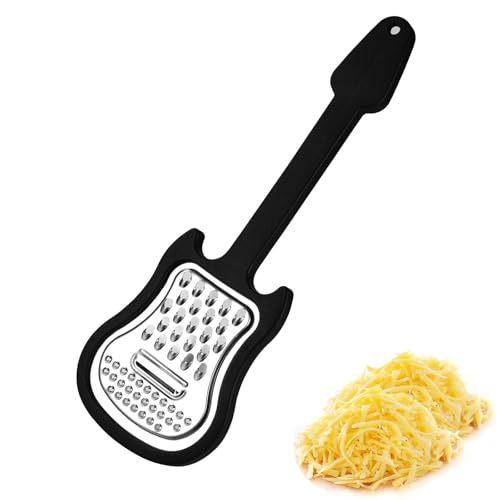 Handheld Cheese Grater, 2 Pack Black Cheese Graters for Kitchen, Multi-Functional Grater for Cheese, Vegetables and Fruits, Compact Design with Ergonomic Handle