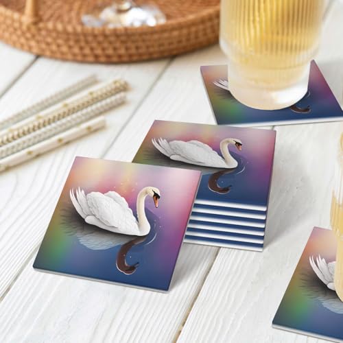 Dessous de verre en céramique pour table basse et décoration de ferme