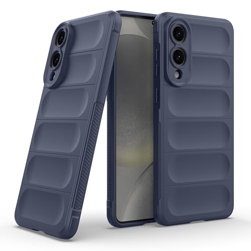Image of amazon basics Back Case Cover for Samsung Galaxy S25 Edge | Compatible for Samsung Galaxy S25 Edge Back Cover | Liquid Silicon Magic Case with Camera Protection | Sapphire