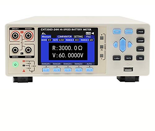 CHT3563-24H Multi-Channel Battery Tester 0.1micro ohm - 3kohm;10microV~60V