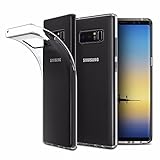 Samsung Galaxy Note 8 Case, EasyAcc Soft TPU Crystal Clear Slim Anti Slip Case Transparent Back Protector Cover for Samsung Galaxy Note 8 6.3''