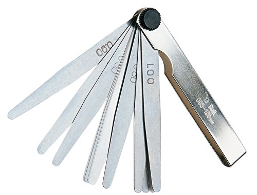 Jauge d'épaisseur 0,05-1 mm Unior 9601898 pour éviter les erreurs d'ajustement mécanique