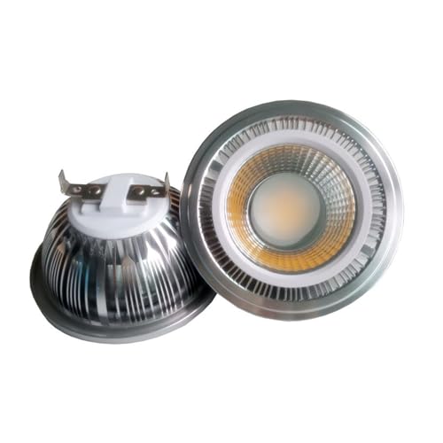 JCKJWL 1 bombilla reflectora LED de 18 W AR111, de aluminio, lámpara de interfaz G53 Iluminación de áreas grandes(Warm White,G53)