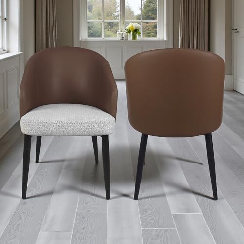 Image of The Attic Juno Prestige 6 Seater Dining Set,Light Brown,Rose Gold & Cream,180Cms