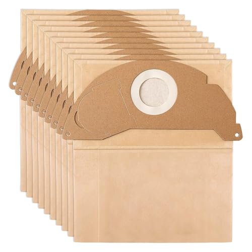 Bolsas De Filtro De Papel Compatibles Con Aspiradoras En Seco Y Húmedo Karcher WD 2 MV.200, WD 2 MV.200, WD 2 MV.250, 6 904-322 0 69043220(10pcs)