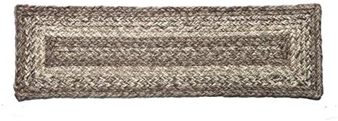 Colección trenzada Ashwood Premium Estilo primitivo, rústico, campestre Yutealgodón 30 días sin riesgo Alfombra de acentotapete para puerta