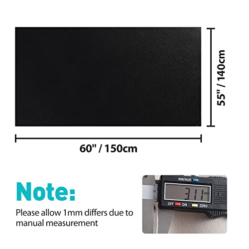 Halero 55“ × 60“ Black Car Suede Headliner Fabric With Foam Backing Material 1/9" 3Mm Automotive Upholstery Liner For Diy Home Car Roof Trim Interior Replacement #TOP2