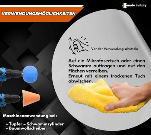 Lux Metal – Metallpolitur Polieren S. Fein C 250 g Schleifpaste Metallpolieren Edelstahl Aluminium Messing Bronze Kupfer beseitigt Oxidation Undurchsichtigkeit Spiegeleffekt Chrom Autokarosserien