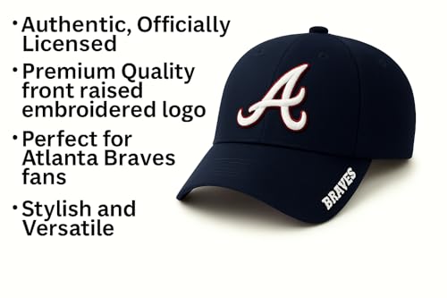 Gorra unisex azul Navy bordada con logo de equipo miniatura 6