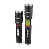 NEBO NB6746 Tac Slyde, Flashlight and Lantern, 300 Lumen, 12x Adjustable Zoom, Emergency Flash Mode, Black