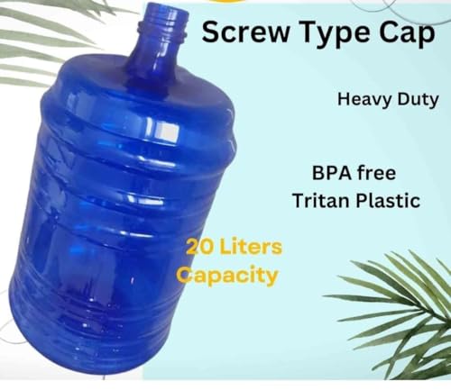 Image of Plastic Water Dispenser Bottle, BPA Free, Large Container Without Thread Cap