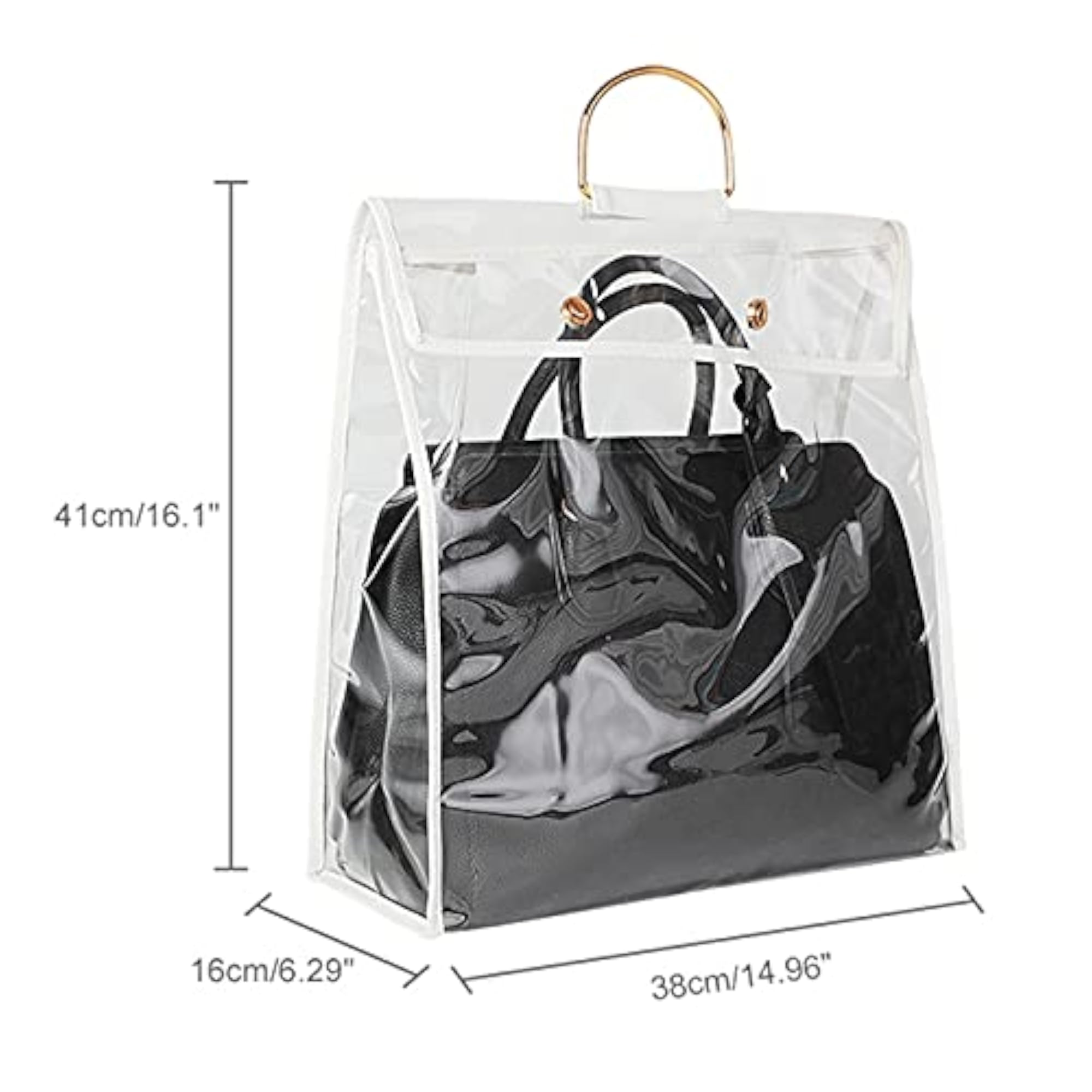 Clear Handbag Protector Dust Bag 2PCS