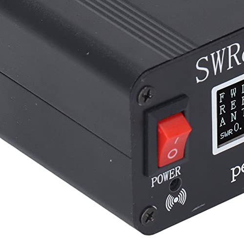 Medidor de potência SWR, carcaça de liga de alumínio Diodo emissor de luz orgânico Sintonizador de a