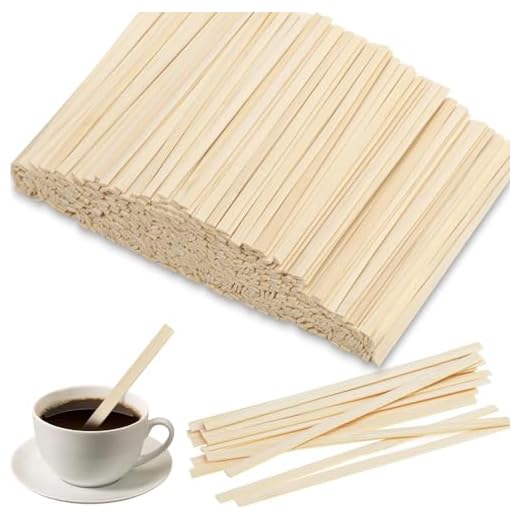 1000 Stück Kaffee Rührstäbchen, 11cm Rührstäbchen Holz, Holzstäbchen Kaffeestäbchen für Umrühren von Kaffee Tee Getränke