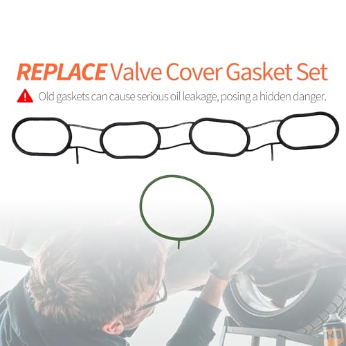 Image of HiSport MS97038 Intake Manifold Gasket Set 1.8L | Compatible with Nissan Chevrolet City Express 2015-2018,NV200 2013-2020 2.0L,Sentra 2007-2012,Versa 2007-2012,Cube 2009-2013