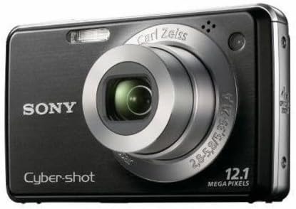 Sony - Cyber-shot DSC-W210 B - Digital camera - compact - 12.1 Mpix - optical zoom: 4 x - supported memory: MS Duo, MS PRO Duo - black