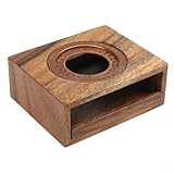 ZWEquipint Teewärmer aus Walnussholz für Blumentee, Kerzenwärmer mit gleichmäßiger...