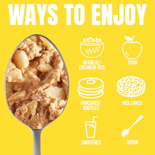 Fit Butters Banana Maple French Toast Cashew Almond Butter Vegan Spread - Added Protein and Coconut Oil, Low Carb, Low Sugar, Gluten Free, Complete Protein Dessert Flavored Nut Butter