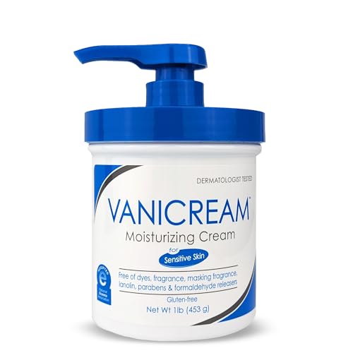 Vanicream Moisturizing Skin Cream with Pump Dispenser - 16 fl oz (1 lb) - Moisturizer Formulated...