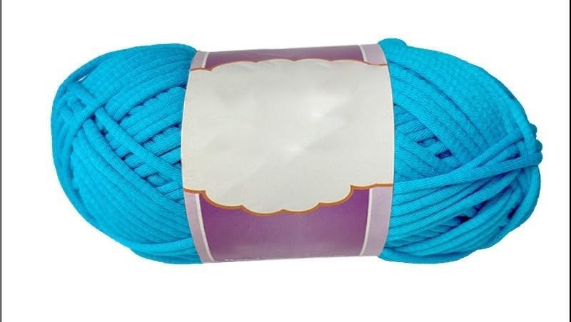 5 Rolls 50g 85m Core Spun Cotton Yarn 2mm Beginner Crochet Kit Hand DIY(13)