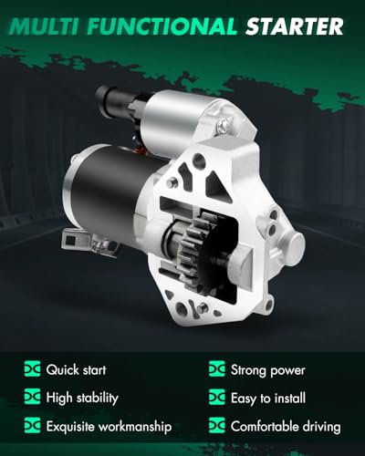 Image of SCITOO Motor Starter for SMT0246 Starters Fit for Honda for Pilot 2006-2008, for Honda for Ridgeline 2006-2008