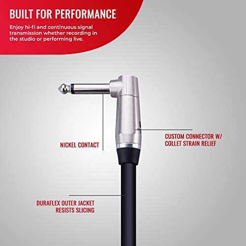 Monster Prolink Performer 600 Combo Amp Speaker Cable: 3 Ft, Combo Amp 1/4" To Faston Speaker Cable #TOP1