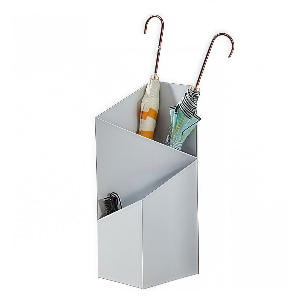 Porte-parapluies moderne double couche anti-gouttes pour maison et bureau