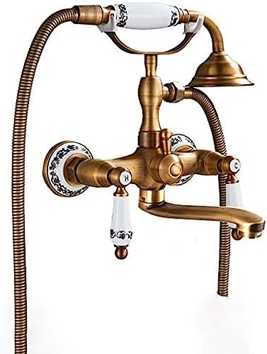 Robinetterie baignoire à bec long 25cm pour éviter les éclaboussures