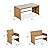 Best Choice Products 4-Piece Outdoor Wicker Patio Conversation Furniture Set for Backyard w/Coffee Table, Seat Cushions - Natural/Ivory