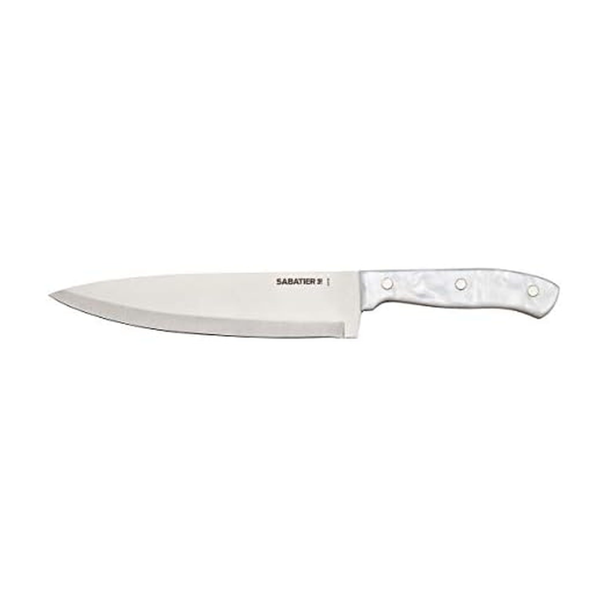 Sabatier Triple Riveted Chef Knife, 8-Inch, Razor-Sharp Kitchen Knife to Cut Fruit, Vegetables and more, High-Carbon Stainless Steel, Gray — Amazon image 9