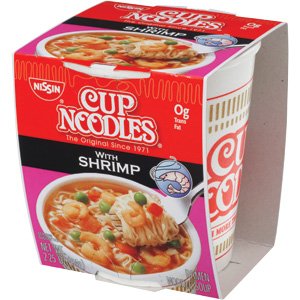 Nissin Cup O Noodles Shrimp, 2.25-ounce (Pack of 24)