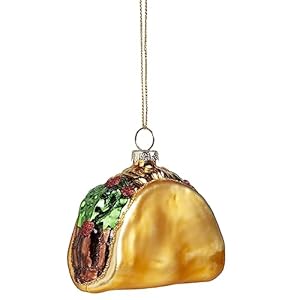 Primitives by kathy glass taco ornament  urban country home decor