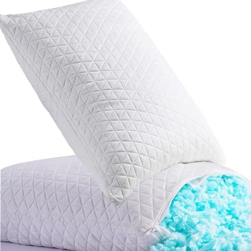 KEYOOHOME Shredded Memory Foam Pillows for Sleeping,Bed Pillows Q...
