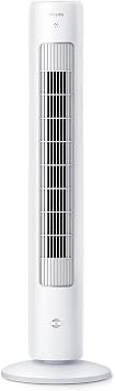 Philips Tower Type Fan 5000 Series, 105cm slim design, Remote control, Timer, 3 Speed, 3 Modes, 40W, Powerful But Quiet Air Flow, Suitable for Aromatherapy, White, CX5535/00