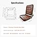 Cozyel PVC Forklift Seat Suspension Tractor Seat with 140° Adjustable Back | Brown | Fits Excavator Forklift, Tractor, Skid Loader, Backhoe Dozer Telehandler, Heavy Mechanical Seat