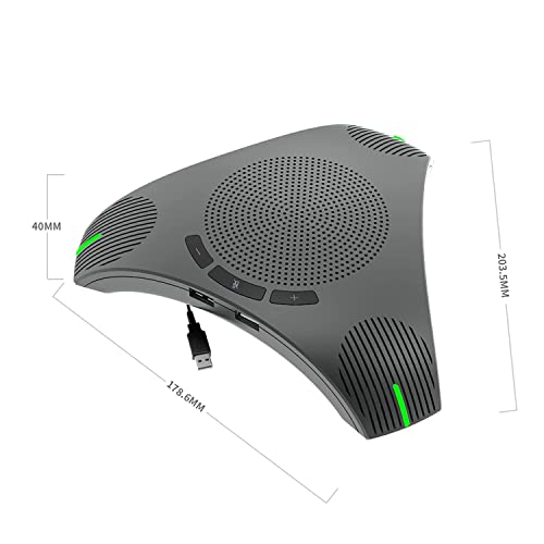 Matosio Octopus konferenzlautsprecher mit mikrofon, USB Lautsprecher und omnidirektionales Mikrofon, kristallklarer Klang, Plug-and-Play, für Besprechungsräume oder Home Office