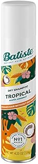 Batiste Dry Shampoo in Tropical 200ml, Coconut & Floral Fragrance, No Rinse Spray to Refresh Hair in Between Washes