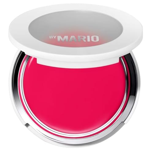 MAKEUP BY MARIO Soft Pop Plumping Blush Veil – Creme-Rouge, 5 g, 5 g (PARADISE PINK, 5 Gramm (1er-Packung)