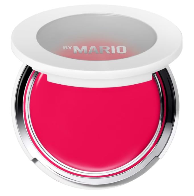 MAKEUP BY MARIO | Soft Pop Plumping Blush Veil - Blush en Crema | 5 gramos / 0.17 OZ. | (PARADISE PINK, 5 gramos (Paquete de 1))
