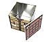 Minecraft Crafting Table 4-Inch Tin Storage Box Cube Organizer with Lid | Basket Container, Cubby Cube Closet Organizer, Home Decor Playroom Accessories | Video Game Toys, Gifts And Collectibles