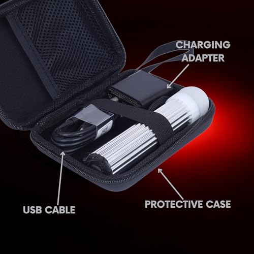 Image of Pediatric Vein Finder Portable & Rechargeable LED Vein Locator for Children, Infants, and Newborns Improved Vein Visibility for Pediatric and Neonatal Care (Glossy silver)