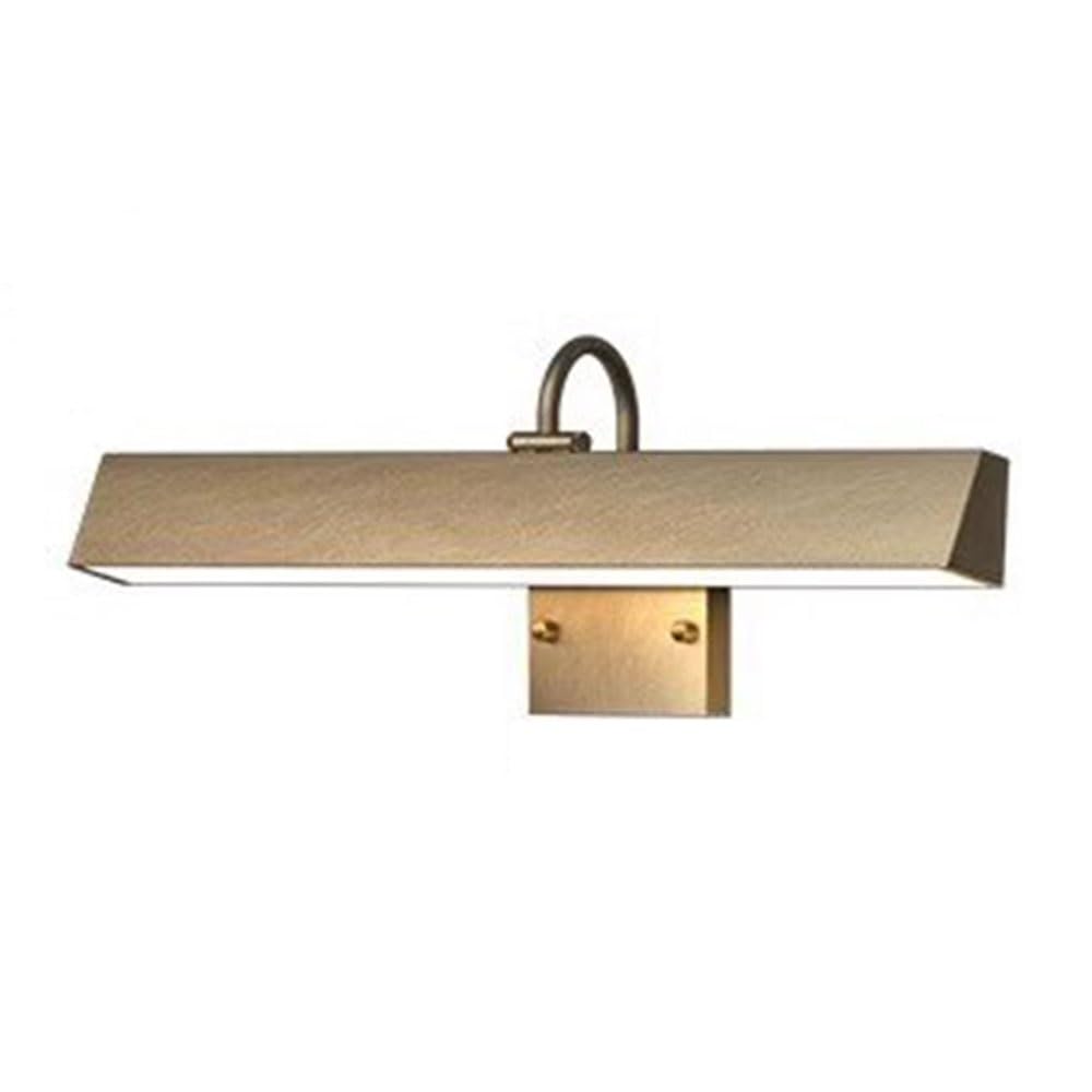 Lámpara de pared regulable en latón antiguo para iluminación artística en galerías