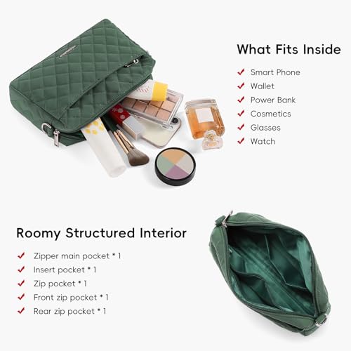 Image of WESTBRONCO Small Crossbody Bags for Women, Shoulder Handbags, Satchel Purse with Adjustable Strap