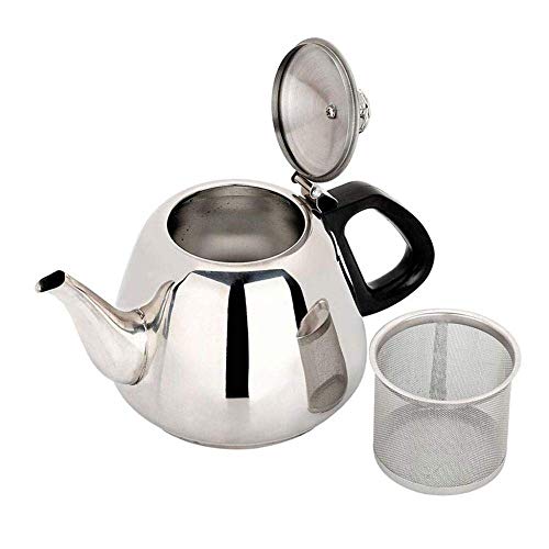 1.3L Universalmodern Whistling Herdkessel, Mit Infuser, Edelstahl-Teekanne, Verbrühschutzgriff, Induktionskochfeldern, Gasherd